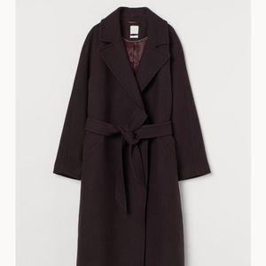 Wool-blend oversized coat by H&M premium